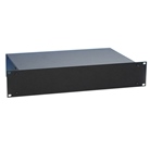 Chassis vierge rackable court 250mm en acier avec serrure - 19'' - 2U