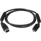 Cordon FIREWIRE/IEEE1394a - 6/4 pôles KLOTZ - longueur 1,50m