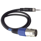 Cordon minijack 3,5mm vissable vers XLR mâle 60cm Sennheiser