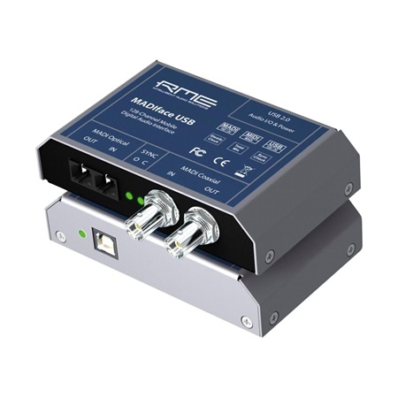 Interface audio compacte 64 entrées 64 sorties format MADI RME