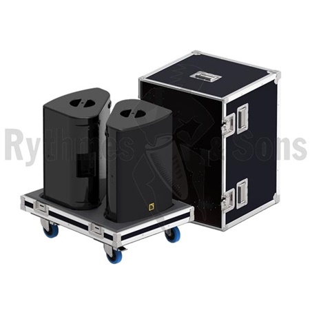Flight-case Rythmes et Sons pour 2 enceintes L-Acoustics X15HIQ