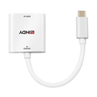 Adaptateur USB 3.1 type C mâle - HDMI femelle - 4K UHD LINDY