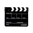 Clap de cinéma noir type ardoise - Surface inscriptible : 30x24,5cm