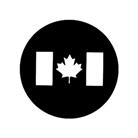 Gobo GAM 264 Canadian flag - Taille B (86 mm)