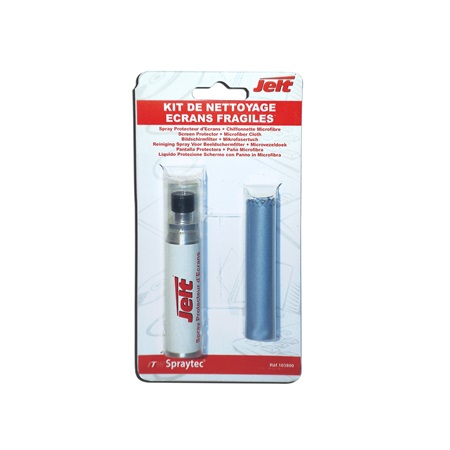 Kit de Nettoyage Ecrans fragiles - Spray de 25mL + lingette - JELT