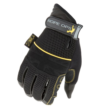 Paire de gants en cuir DIRTY RIGGER - spécial travail sur corde - XL