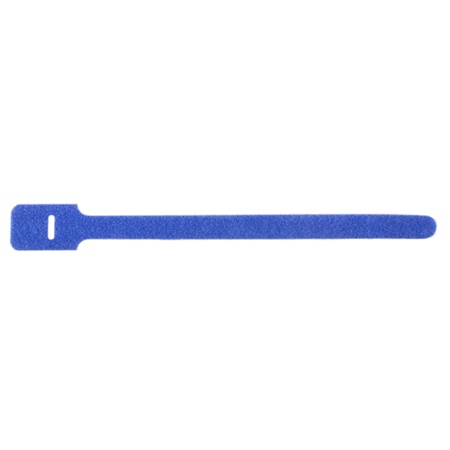 Attache de câble en Velcro dos à dos 23cm - Bleu