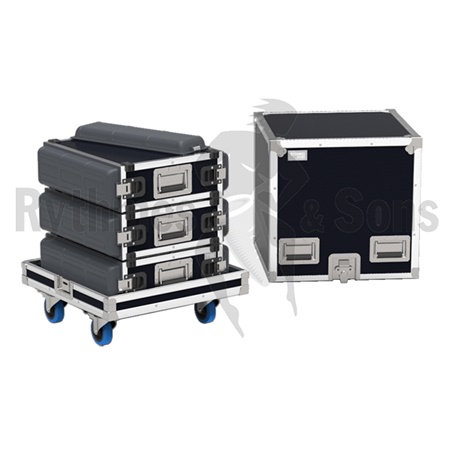 Flight-case pour empilage Clic Top - Partie principale 10U