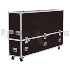 Flight-case Rythmes et Sons type cloche pour 1 écrans LCD 70 à 85''