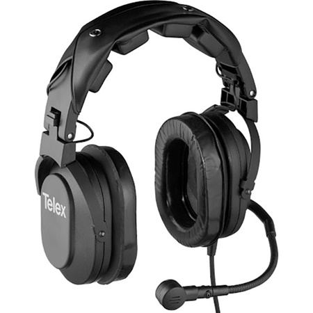 Combiné micro-casque fermé 2 oreilles -21dB RTS - connecteur XLR4