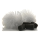 Paire de Windjammer blancs pour micros cravates RYCOTE