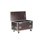 Flight-case type malle RYTHMES ET SONS avec sangles pour pupitre plexi