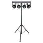 Rampe T de 4 Projecteur RGBWA avec pied et housse de transport SHOWTEC