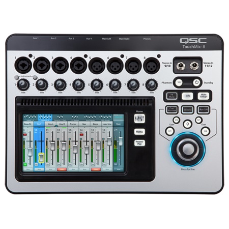 Console de mixage numérique 12 entrées TOUCHMIX-8 QSC