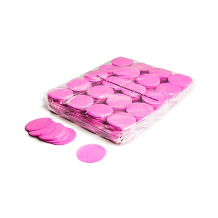 Sachet de confettis ignifugés 1kg - diamètre 55mm - ROSE MAGIC FX