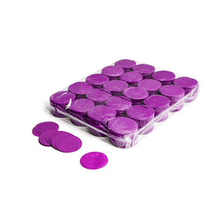 Sachet de confettis ignifugés 1kg - diamètre 55mm - VIOLET MAGIC FX