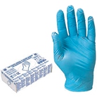 Boite de 100 gants à usage unique nitrile bleu poudré - Taille L