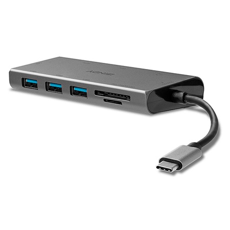 Mini Docking Station d'accueil LINDY DST-Mini Plus USB 3.1 Type C