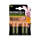 AA-2500MA-10-DU - Blister de 4 piles NiMH rechargeables 1.2V HR6 AA 2500mAh Duracell