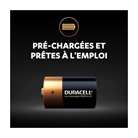 Blister de 2 piles NiMH rechargeables D 3000mAh DURACELL