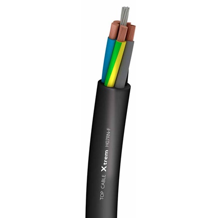 Câble H07 RN-F 3G4mm² (couronne de 100 mètres) TOPCABLE