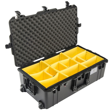 Séparateurs classiques en Velcro pour valise PELI Air 1615 - Jaune