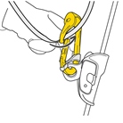 Mousqueton avec poulie PETZL Rollclip A Triact-Lock P74 TL