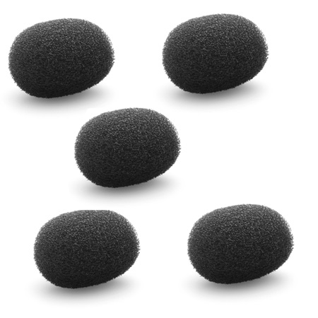 Lot de 5 bonnettes noires pour micros serre-tête D:FINE DPA 