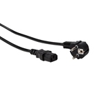 Cordon surmoulé PEREL CEE 22 - 1.80m noir 3 x 0,75mm² sans ergot