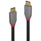 Cordon USB 3.1 type C mâle/mâle - Long. : 1m - Noir LINDY
