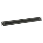 Bandeau ou panneau 19'' avec brosse pour passage de câbles - 1U