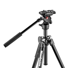 Trépied photo 3 sections aluminium MANFROTTO rotule fluide Befree Live