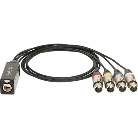 Récepteur 4 canaux KLOTZ CATLink DMX 5 points femelle