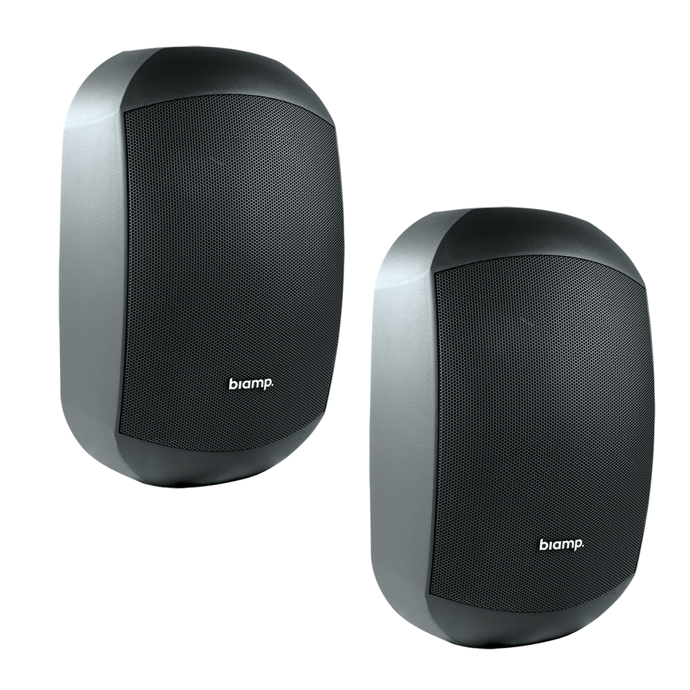 Paire d'enceinte murale IP64 noire 200W sous 8Ohms MASK6C APART