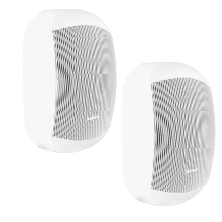 Paire d'enceinte murale IP64 blanche 200W sous 8Ohms MASK6C APART