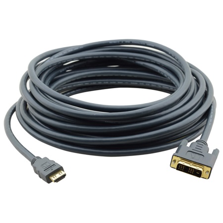 Cordon HDMI High-Speed vers DVI-D KRAMER - Noir - 1,8m