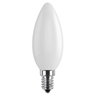 Lampe LED déco flamme opal 4W E14 2700K IRC80 470lm 20000H - SEGULA