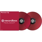 Paire de vinyle de contrôle Rekordbox DJ rouge Pioneer DJ