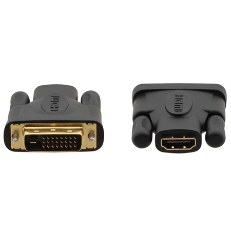 Adaptateur KRAMER AD-DM/HF DVI mâle - HDMI femelle doré