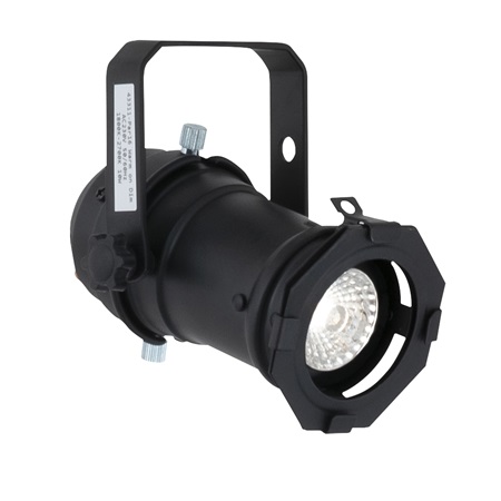 Projecteur PAR 16 Led 10W SHOWTEC noir blanc chaud graduable