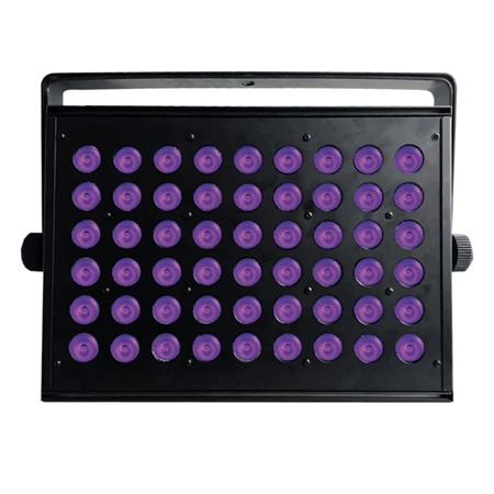 Lumière noire 54 x 3W angle large pilotable DMX512/auto/music