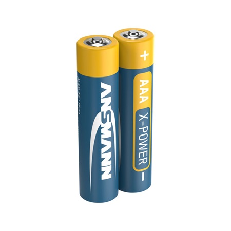 Lot de 2 piles alcaline X Power LR03 AAA Ansmann