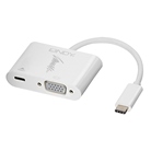 Adaptateur USB 3.1 type C mâle - VGA femelle et report USB 3.1 - 1080p