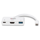 Adaptateur USB 3.1 type C mâle - HDMI, USB 3.0, report USB 3.1 -4K UHD