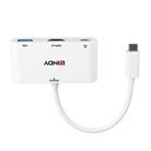 Adaptateur USB 3.1 type C mâle - HDMI, USB 3.0, report USB 3.1 -4K UHD