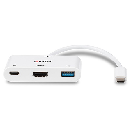 Adaptateur USB 3.1 type C mâle - HDMI, USB 3.0, report USB 3.1 -4K UHD