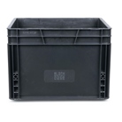BAC400300-290-N - Bac ''EU'' en polypropylène BLACKCASE - 400x300x290mm - Noir 34,8l