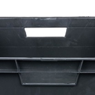 Bac ''EU'' en polypropylène BLACKCASE - 600x400x165mm - Noir 39,6l