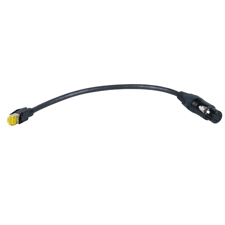 Cordon adaptatateur SOMMER CABLE RJ45 - DMX 5 points femelle - 30cm