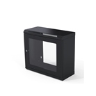 Rack mural court PENN Shallow Wall Mount Rack - 19'' 9U